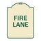 Signmission Fire Lane Supplementary Heavy-Gauge Aluminum Architectural Sign, 24" x 18", TG-1824-23991 A-DES-TG-1824-23991 - alternate 1